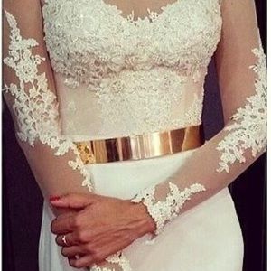 ELEGANT ROSE GOLD METAL BELT 🧡